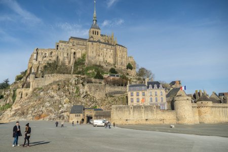 Uitzicht op Le Mont-Saint-Michel