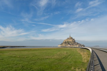 Uitzicht op Le Mont-Saint-Michel