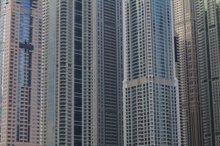 Anonieme woningen in de Dubai Marina
