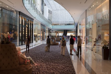De luxe van de Dubai Mall