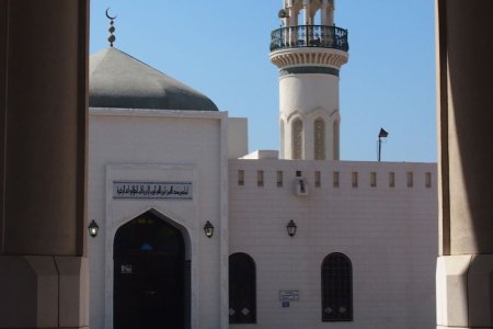 Doorkijkje naar de Moskee bij het paleis van de Sultan