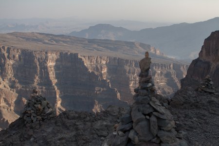 Uitzicht op Wadi Nakhr