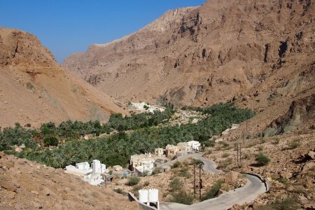 Dorpjes in Wadi Tiwi