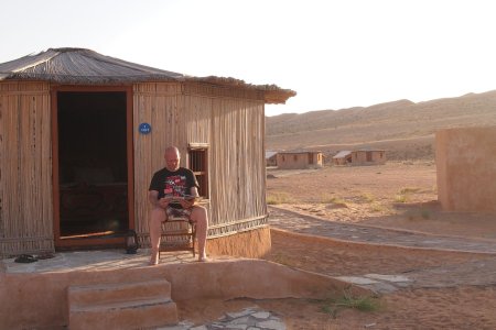 Onze hut in Wahiba Sands