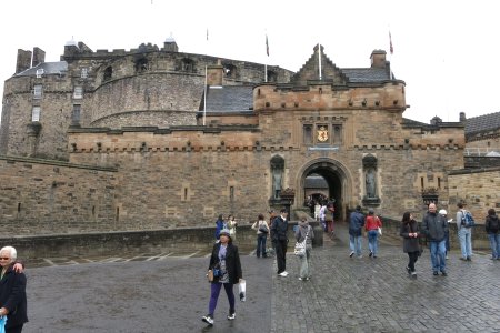 De poort van Edinburgh Castle