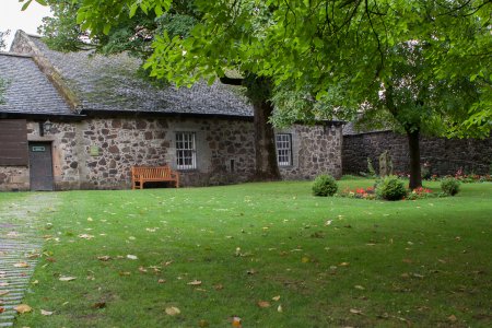 Leuk huisje binnen de muren van Stirling Castle
