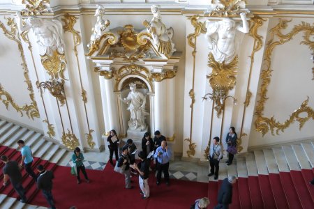 De Jordaanse trappen in de Hermitage