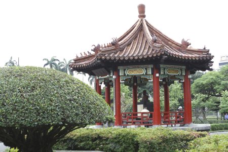 Paviljoen in het Peace park