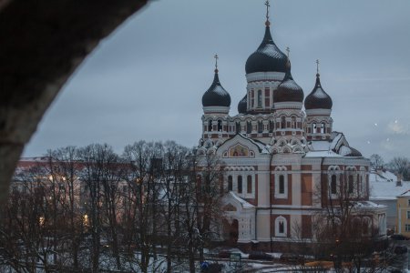 Alexander Nevsky kathedraal gezien vanaf Kiek in de Kök