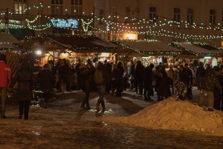 Kerstmarkt op de Town Hall Square