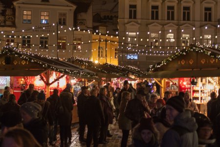 Kerstmarkt op de Town Hall Square