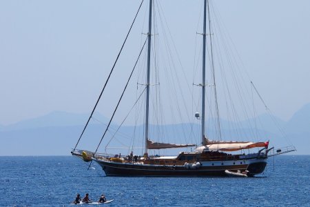 Prachtige schepen langs de Turkse Riviera