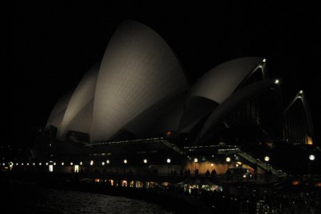 Opera House in het licht gezet