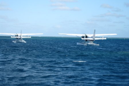 Watervliegtuigen op de Whitsundayeilanden