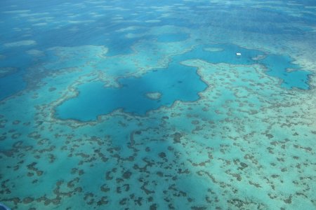 Heart shaped reef, Great Barrier Reef