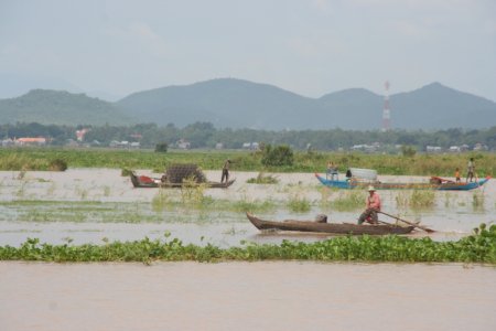Tonlé Sap meer, Cambodja