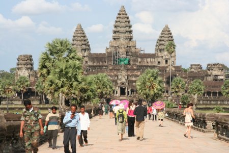 De tempels van Angkor Wat, entree