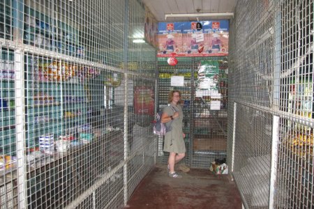 Syl in een &#039;supermarkt&#039;