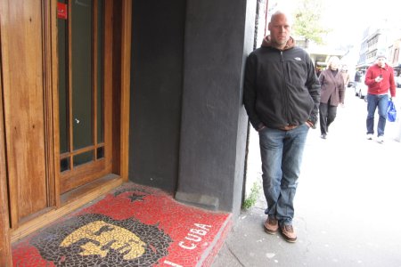 Een mozaiek &#039;deurmat&#039; in Wellington