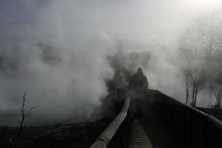 Pat tussen het stoom, mysterieus