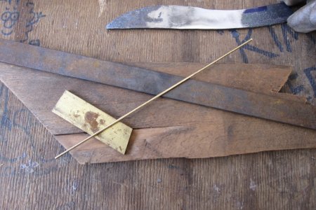 Het materiaal voor het maken van een mes