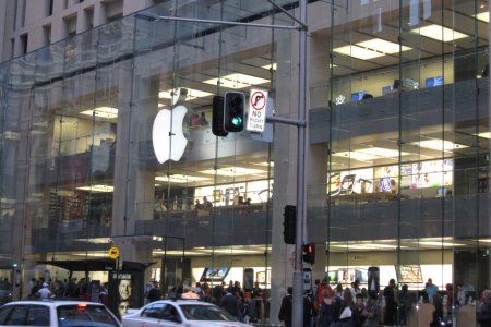 De grooste Apple store die we tegenkwamen, Sydney