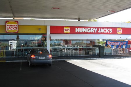 Een Wopper van Hungry Jacks, dat kan in Australië