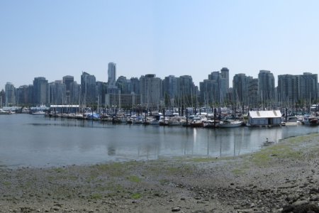 Canada, de skyline van Vancouver