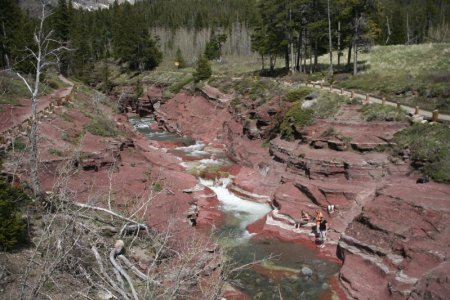 Redrock canyon, Waterton National Park Canada
