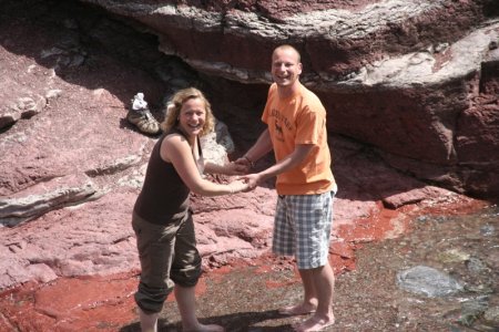 Redrock canyon, Waterton National Park Canada