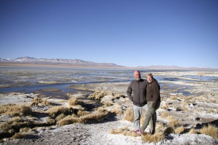 Het is erg koud in dit deel van Bolivia