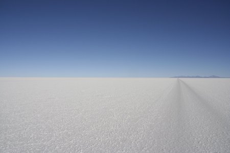De oneindigeheid van Salar de Uyuni