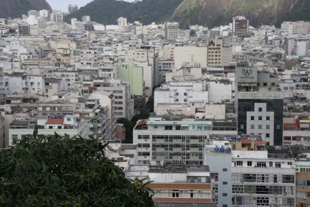 Uitzicht over de wijk Copacabana