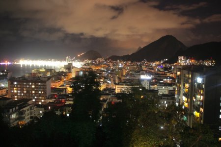 Copacabana in de avond