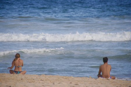 Een rustig stukje op Ipanema beach