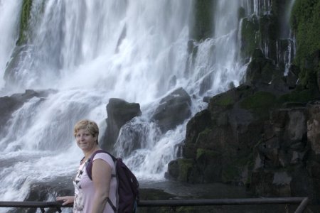 Syl voor een 40 meter hoge waterval