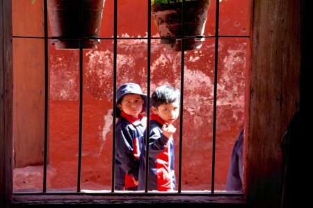 Het klooster word door veel kinderklasjes bezocht